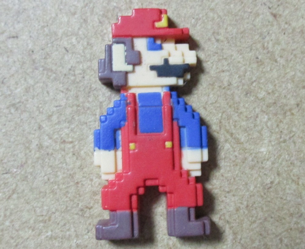 ★ スーパーマリオブラザーズ マグネットフィギュア マリオ ★ ニンテンドー ドット 磁石 ステージフィギュア用拍卖