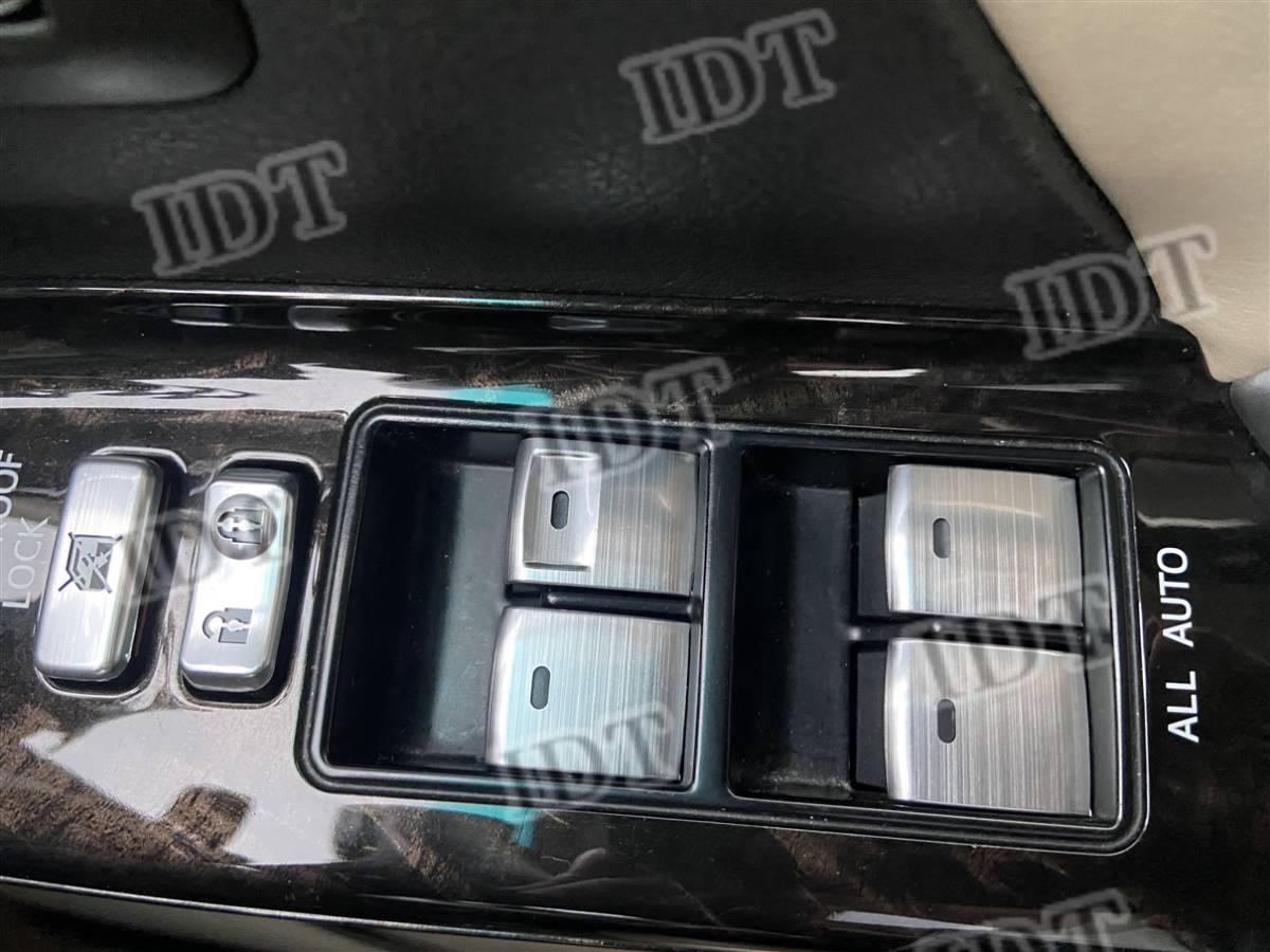 プリウス ZVW30 アルミ パワーウインドウ スイッチ カバー シルバー 銀 ボタン ガーニッシュ カスタム パーツ 簡単取付拍卖