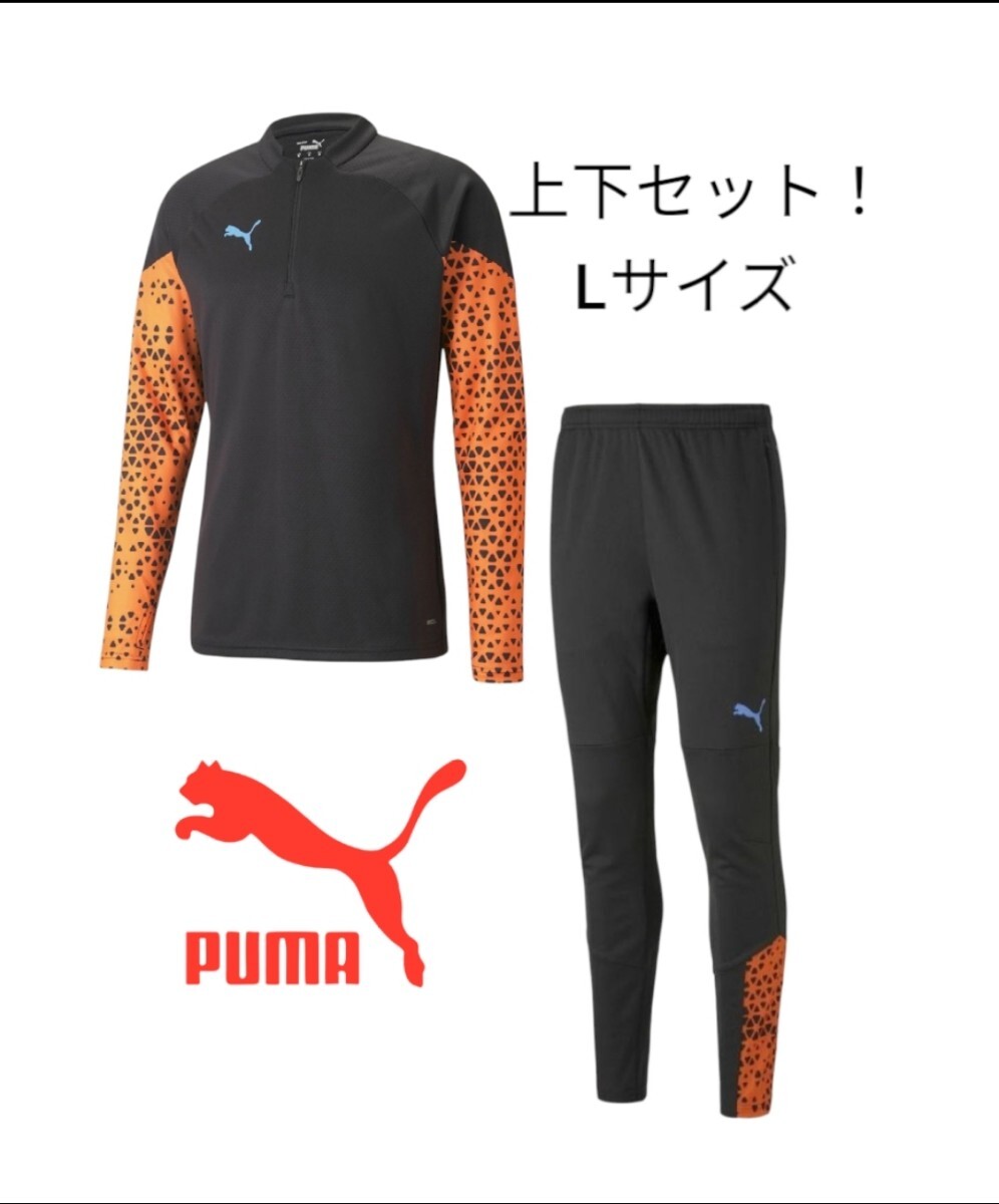 【早いもの勝ち新品特価!定価12650円が68%OFF!】プーマ PUMA INDIVIDUALCUP 1/4 ジップトップ パンツ 上下 658683-50/658689-50/7/サイズL拍卖