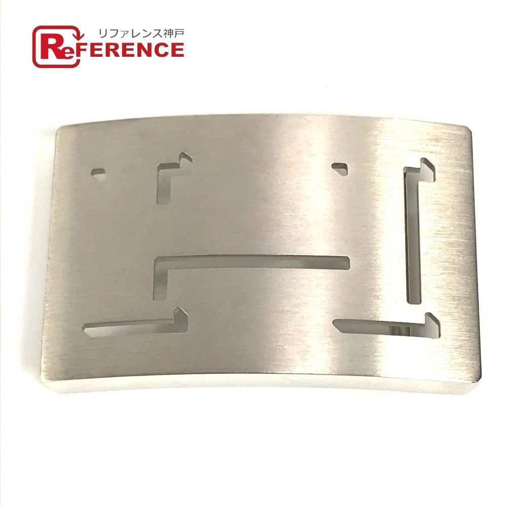 HERMES エルメス ラッキー Hロゴ ベルト バックル シルバー ユニセックス【中古】拍卖