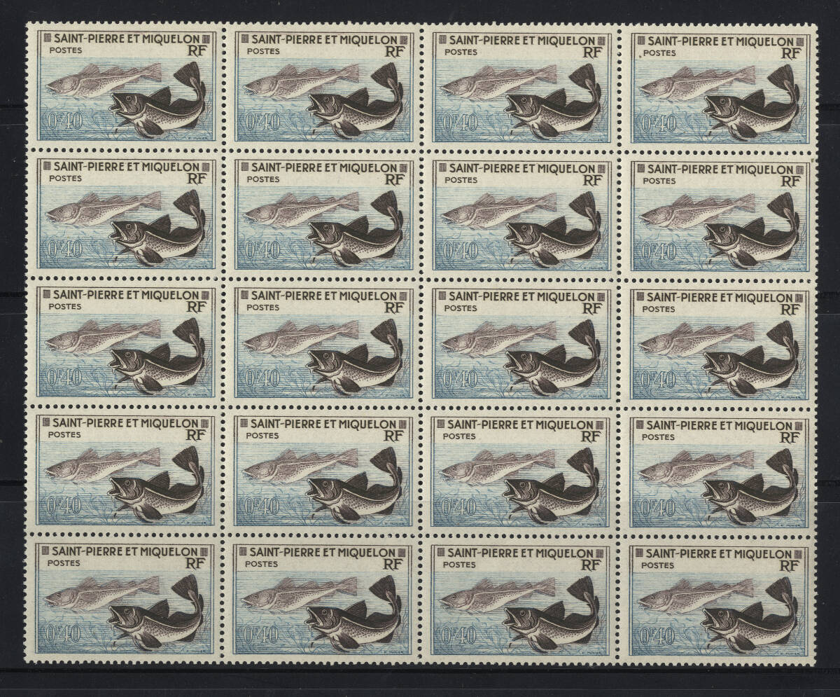 サンピエール島とミクロン島 未使用 郵便 切手 60枚  St Pierre and Miquelon Unused MNH Postage Stamps    (250028)拍卖