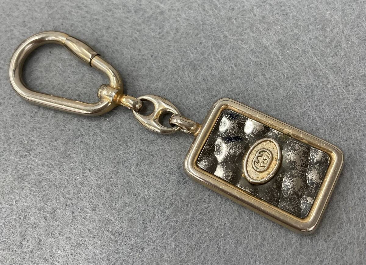 ヴィンテージ 大特価!【 グッチ / GUCCI 】【 キーホルダー 】ブランド アクセサリー イタリア ファッション 小物 ストラップ 貴重 雑貨拍卖