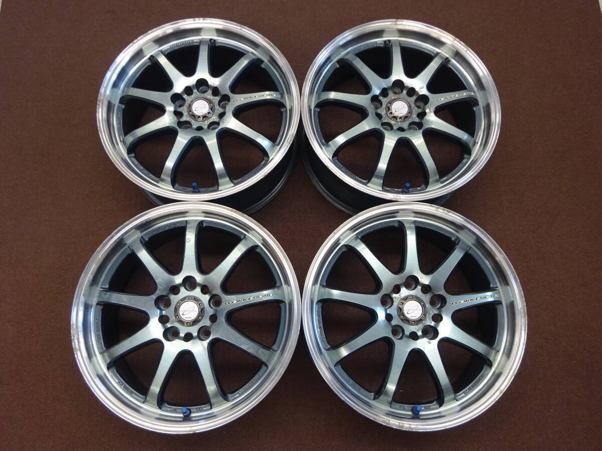 A-23 WORK エモーション XD9 17×7J ET47 PCD114.3 5H 4本 ワーク 人気商品 Racing sports car 等に是非 !拍卖