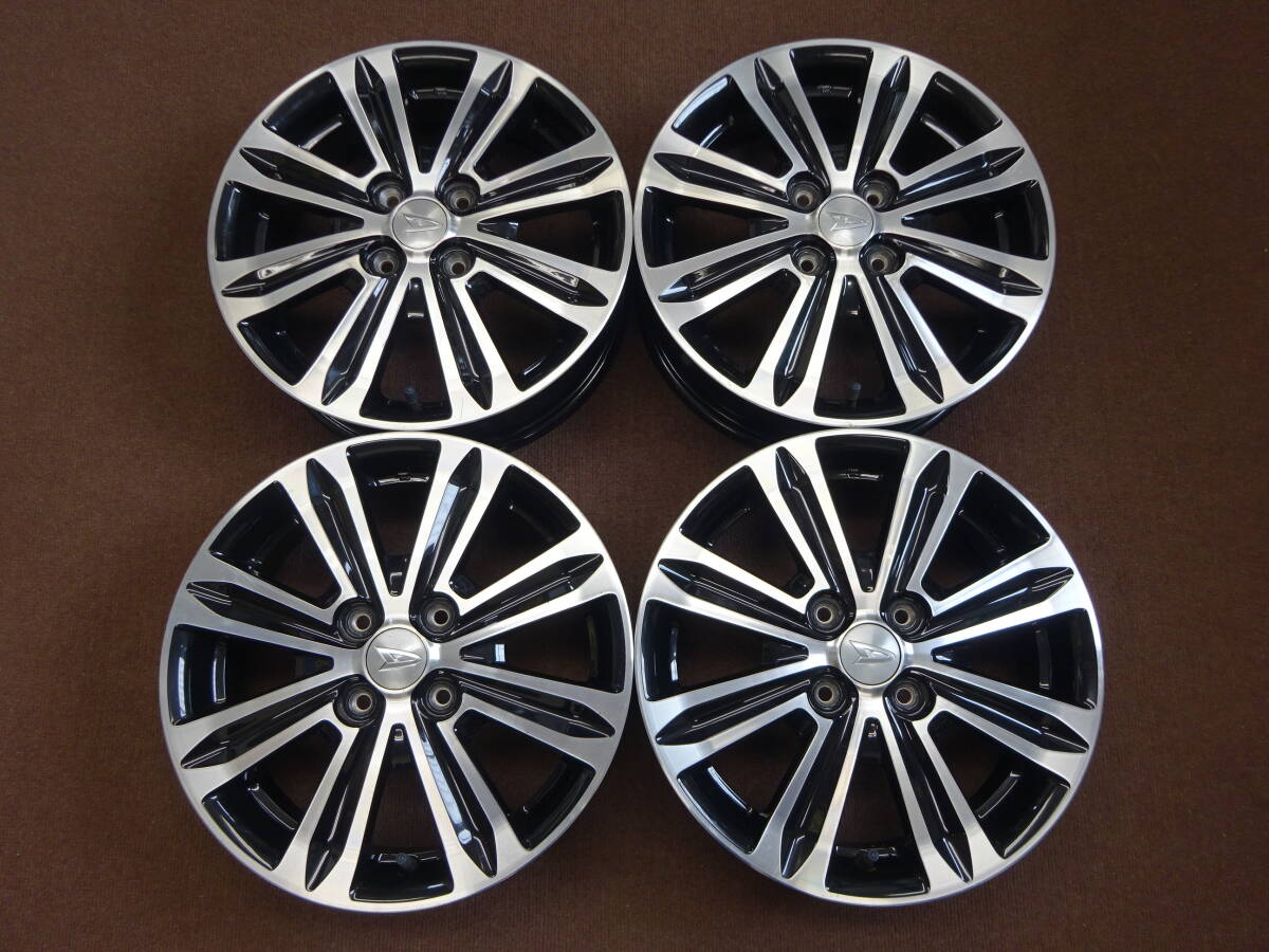 A-46 ダイハツ 純正 15×4.5J ET45 PCD100 4H 4本 人気商品 軽量 DAIHATU カスタム ムーヴ タント キャスト ミラ 等に是非 !拍卖