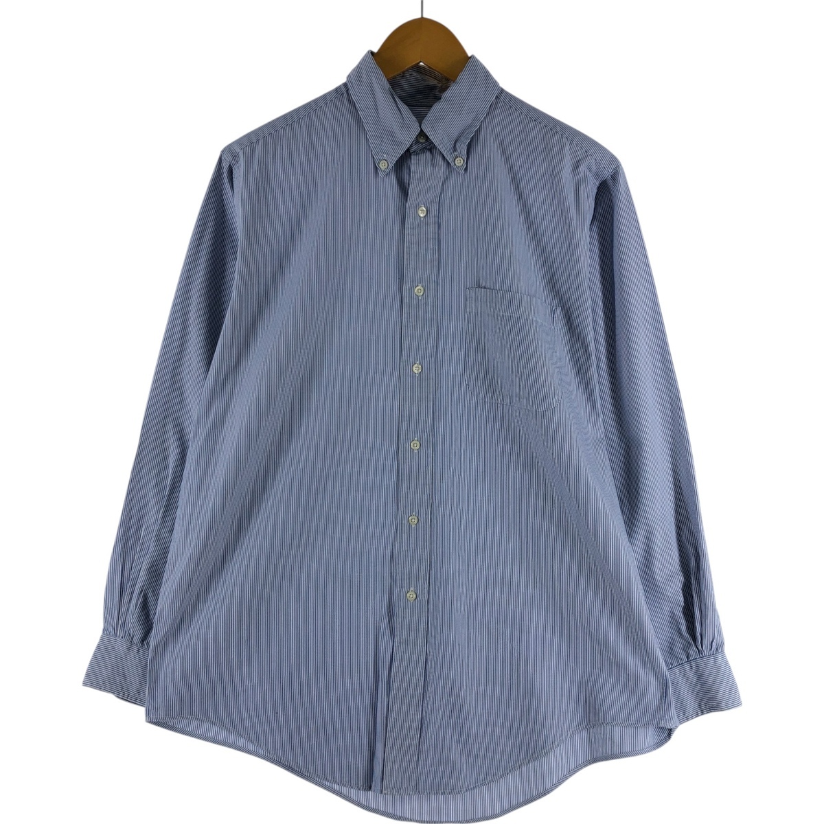 古着 ブルックスブラザーズ Brooks Brothers 長袖 ボタンダウンストライプシャツ USA製 メンズM相当 /eaa535511拍卖