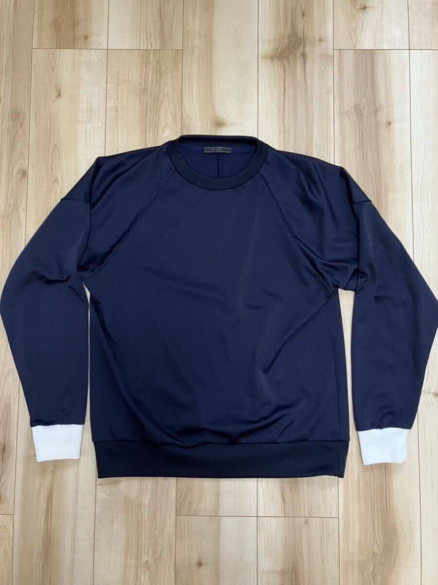 ソフネット カットソー SOPHNET スウェット ネイビー 15ss jersey CREWNECK CUT SEWN S ネイビー ジャージ 長袖T ロンT SOPH拍卖