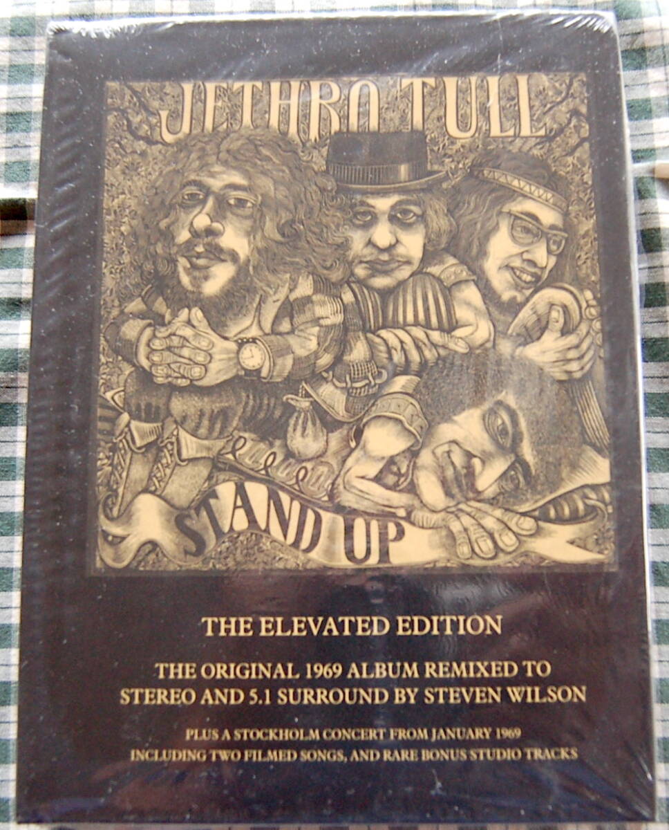 名盤・ハードカバー本仕様【送料無料】ジェスロ・タル Jethro Tull【Stand Up 2016 elevated edition】2CD+DVD 中古美品拍卖
