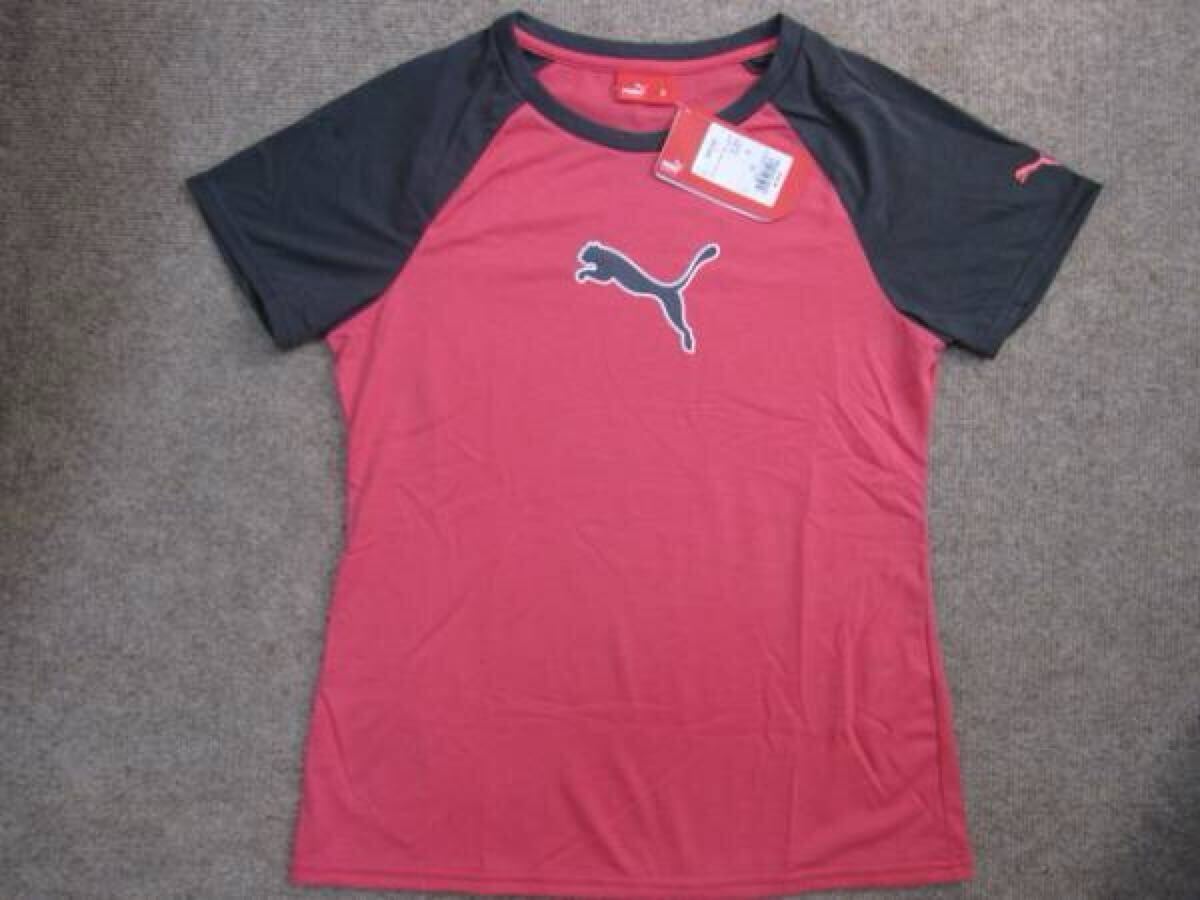 PUMA/半袖ラグランTシャツ/ピンク/Sサイズ/新品・未使用拍卖