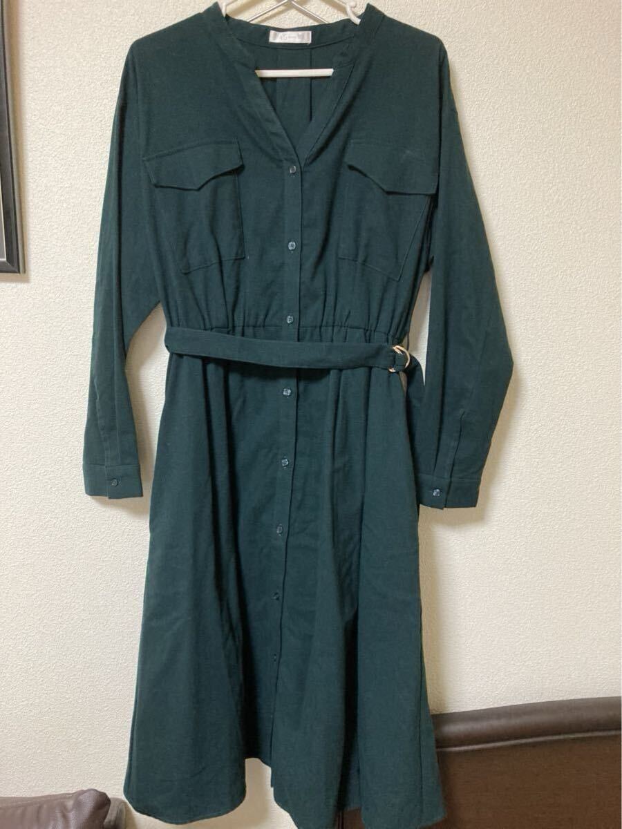 AG by aquagirl/ライトウールワンピース/1度使用/Sサイズ拍卖