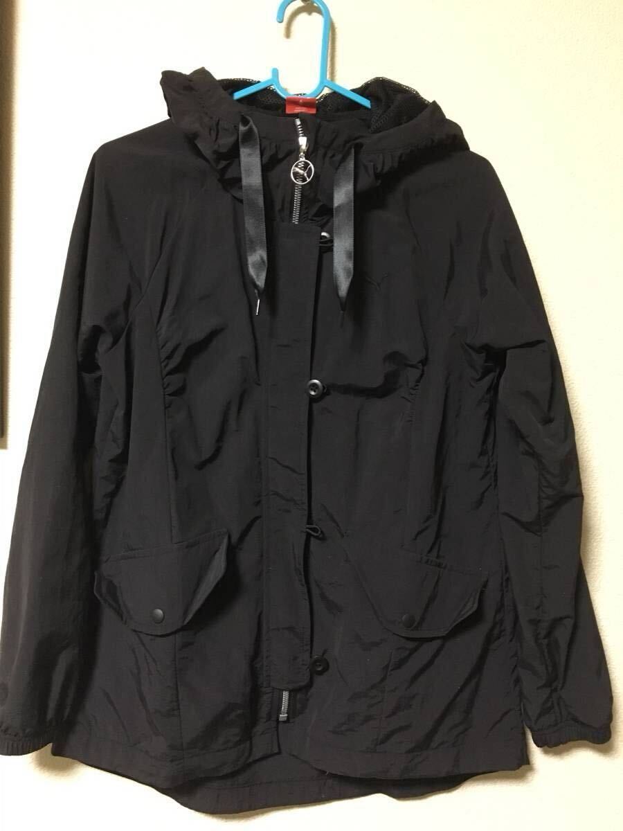 PUMA/プーマ/一枚ものジャケット/ブラック/フード付きナイロンジャケット/型番920113/Sサイズ/未使用拍卖