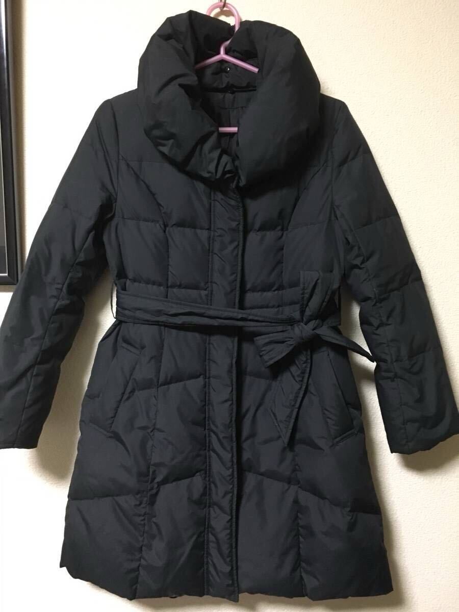 アールユー(RU)/丸井ブランド/ダウンコート/ブラック/ひざ丈/XXS/3号/一度使用拍卖