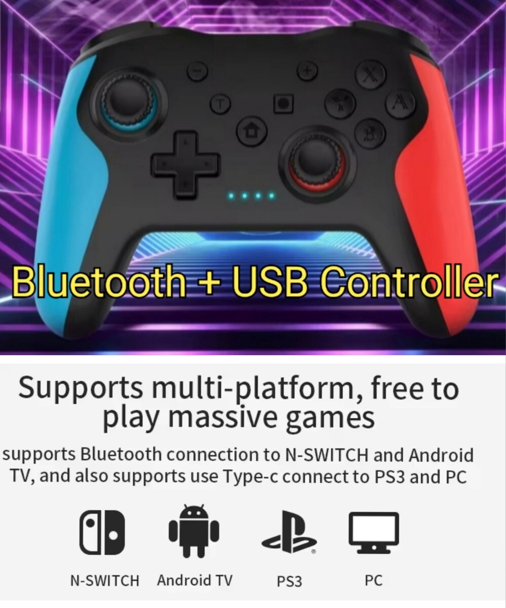 Nintendo Switch PRO Controller 互換 BT+USB拍卖
