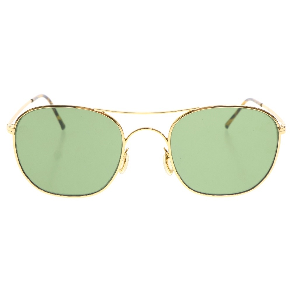 OTTOMILA 8000-8M2 SUN 0252 ラウンドレンズ メタリックフレーム サングラス アイウェア ゴールド拍卖