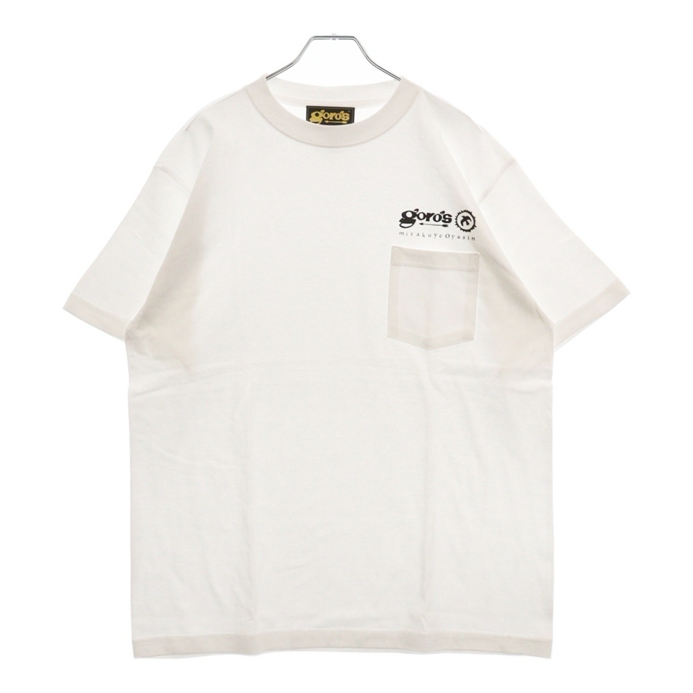 goro's ゴローズ 新型 mitakuye oyasinプリント 胸ポケットTシャツ ホワイト拍卖
