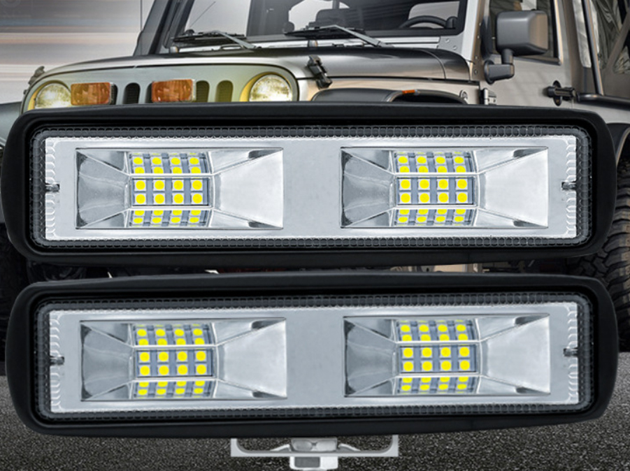 20W LEDワークライト 作業灯 12V/24V 防水防塵 汎用 車外灯 農業機械 現場作業 船舶 倉庫作業 LED照明 スポットライト ホワイト 2個入り拍卖