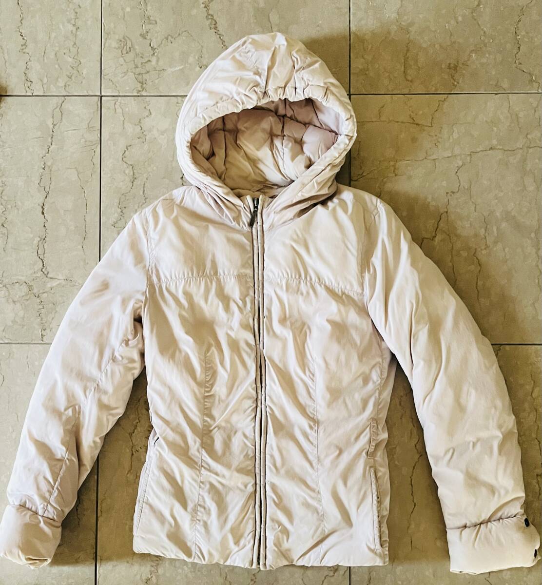 add ウエストベルト付きダウンジャケット拍卖