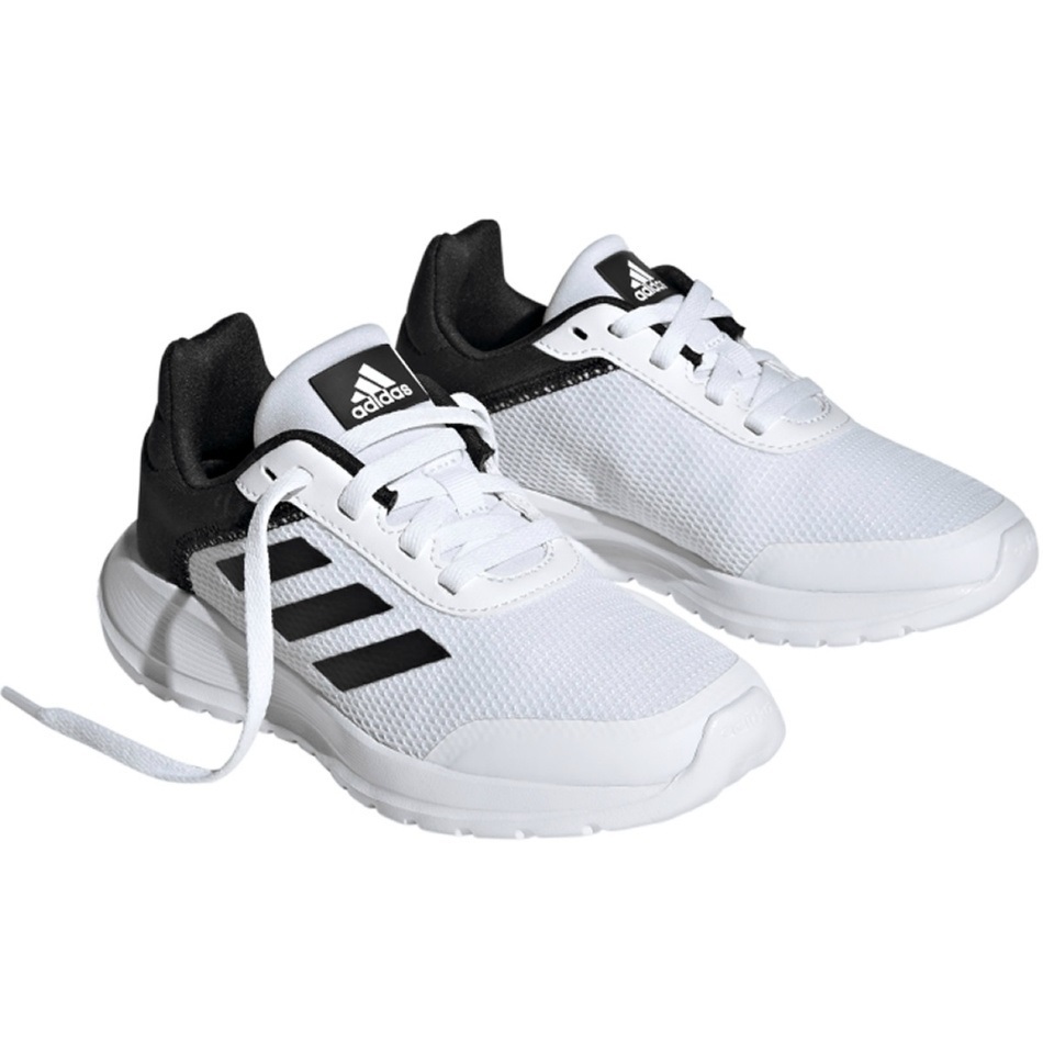 アディダス 23cm テンソー ラン 2.0 K ホワイト ブラック TENSAUR RUN 2.0 キッズ ジュニア スニーカー US4.5拍卖