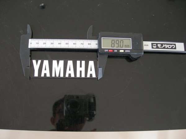 ★YAMAHA ヤマハ RD400 RD250★エンジンカバーデカール★リプロ品 ★1A0-15435-00-00★TX RZ RD 250 350 400 500 650 750 LC拍卖