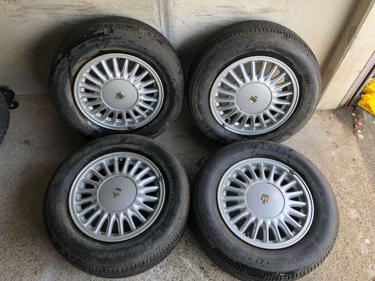 【250318】希少 TOYOTA 140系クラウンマジェスタ 純正ホイール 15インチ 15×7JJ+50 PCD114.3 ハブ径60mm 拍卖