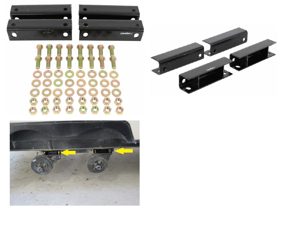 DEXTER デクスター エアストリーム用LIFT UP KIT アメリカントレーラーなど 2軸分あります(出品単位は1軸SET)拍卖