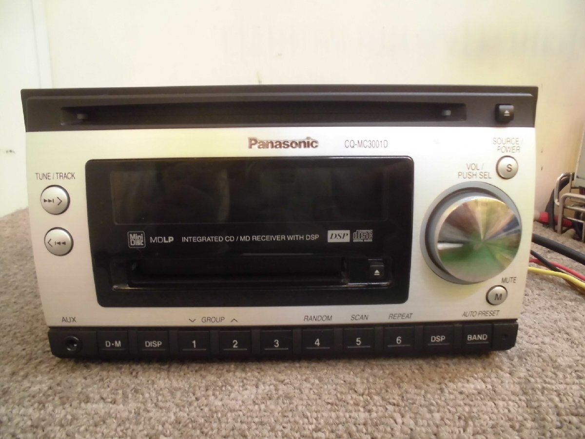 ☆【ジャンク品】パナソニック Panasonic 2DIN オーディオ CQ-MC3001D CD チューナー 250421 ☆拍卖