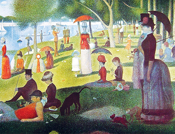 複製絵画 キャンバスアート 世界の名画 ジョルジュ・スーラ 「 グランド・ジャット島の日曜日の午後 」 サイズ 15号拍卖