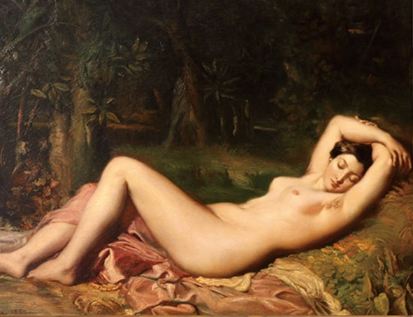 複製絵画 キャンバスアート 世界の名画 ドミニク・アングル 「 泉 」 サイズ 25号拍卖