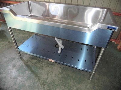 ★新品 幅1200x600 業務用ステンレスシンク マルゼン BSF1-126N 舟形シンク 舟型シンク 一槽シンク 1槽シンク 流し台 店舗●送料込拍卖