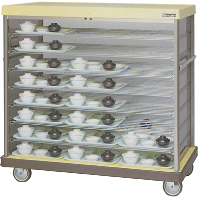 ★新品 配膳車カート マルゼン MHNW-48 棚網タイプ ワイドサイズ 配送機器 病院 介護 学校 給食 福祉施設 店舗●送料込拍卖