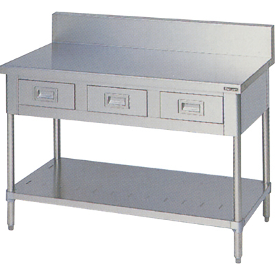 ★新品 幅1800x750 作業台 マルゼン ステンレス台 BWD-187 引出付作業台 調理台 店舗 ●送料込拍卖