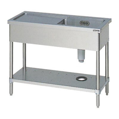 ★新品 幅900x450 水切付1槽シンク 一槽シンク 流し台 マルゼン BSM1-094 店舗 厨房 水切りシンク ●送料込拍卖