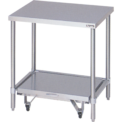 ★新品 作業台 マルゼン BW-096CN ステンレス台 炊飯器台 調理台 幅900x600x800 店舗 炊飯台付き作業台 ●送料込拍卖