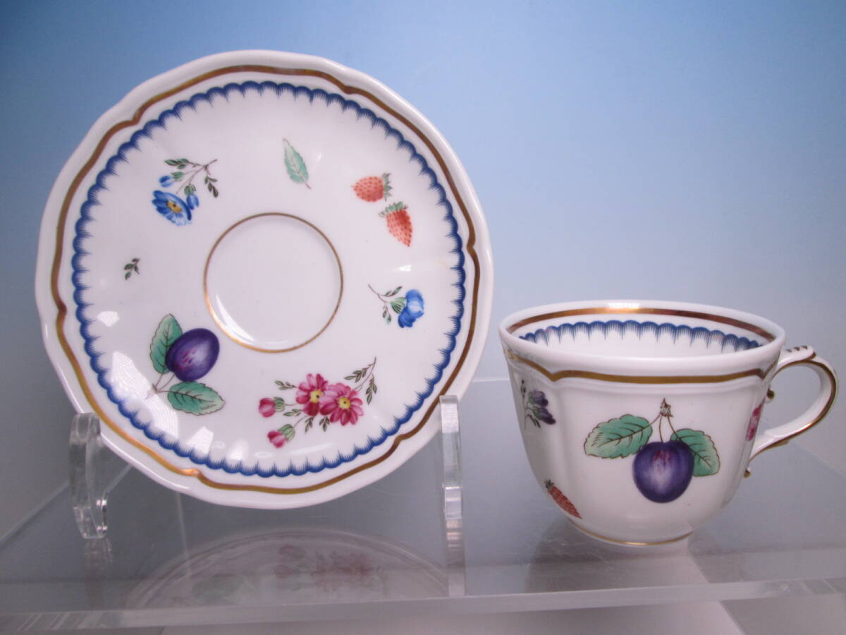 ☆リチャードジノリ Richard Ginori イタリアンフルーツ カップ&ソーサー 箱無拍卖