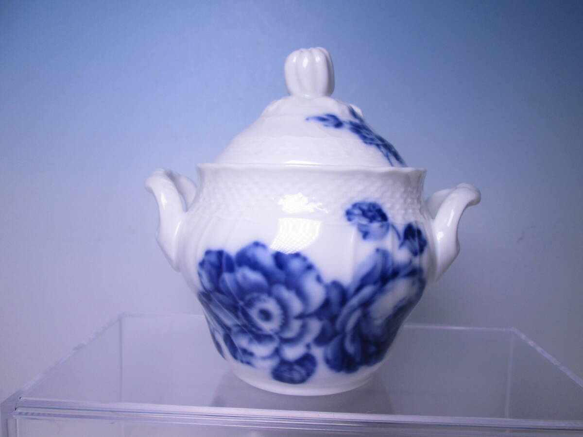 ☆Richard Ginori リチャードジノリ ローズブルー シュガーポット イタリア製 Rose Blue拍卖