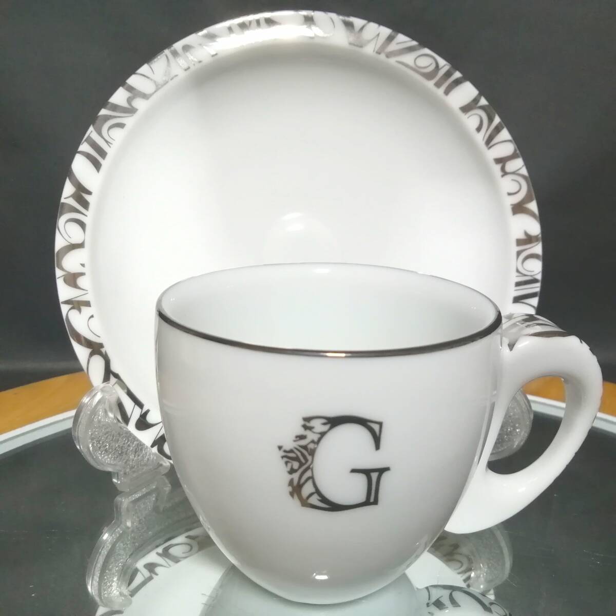 新品未使用◇自宅保管 フランクミュラー G カップ&ソーサー アルファベット ※追加出品予定あり拍卖
