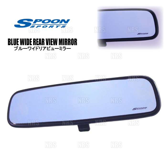SPOON スプーン ブルーワイド リアビューミラー フィット GK3/GK4/GK5/GK6 L13B/L15B (76400-BRM-000拍卖