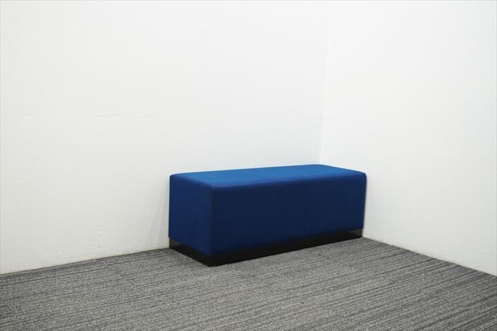 プロシード ロビーベンチ W1100 D390 H400 ブルー 中古拍卖