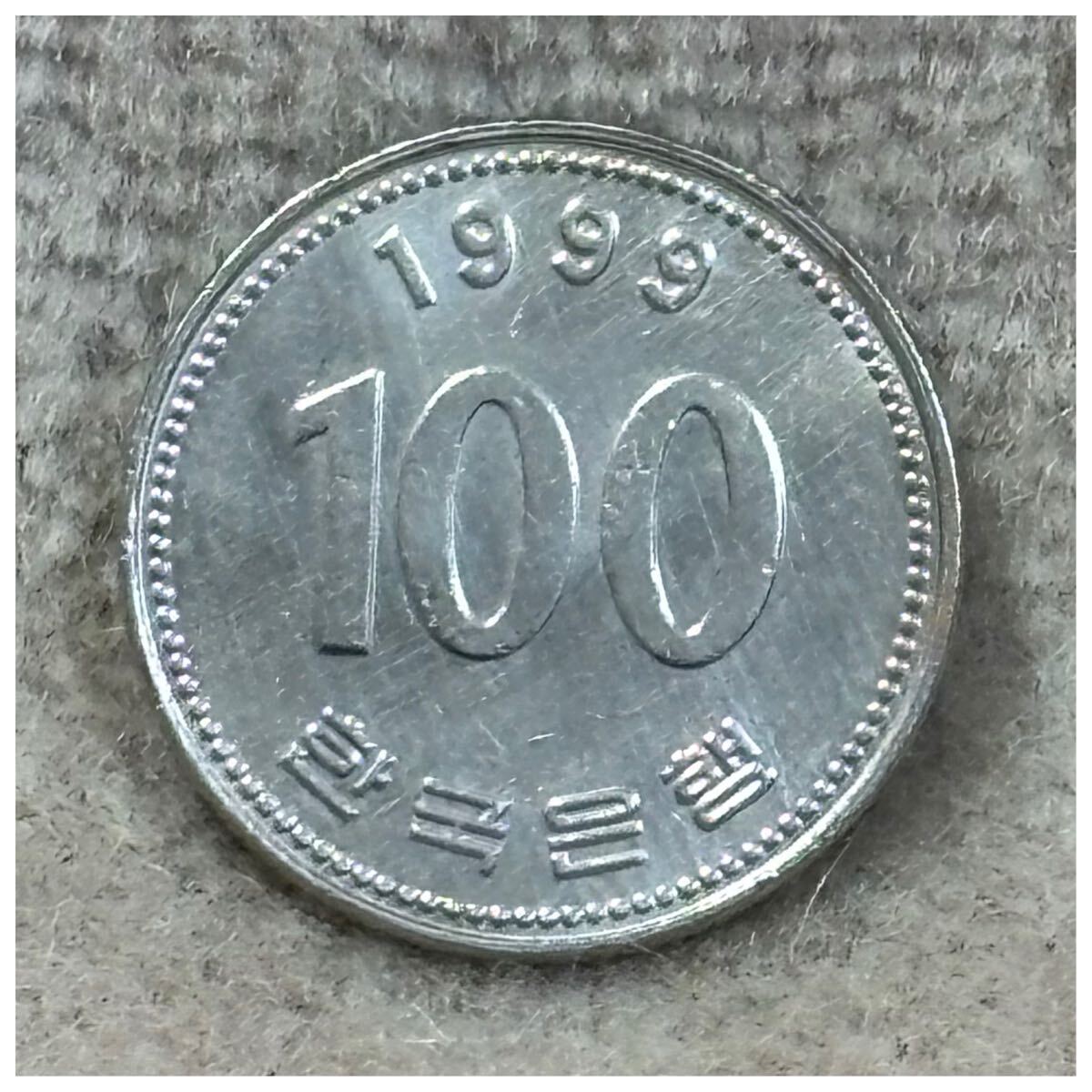韓国 100ウォン 1999年銘 《748》拍卖