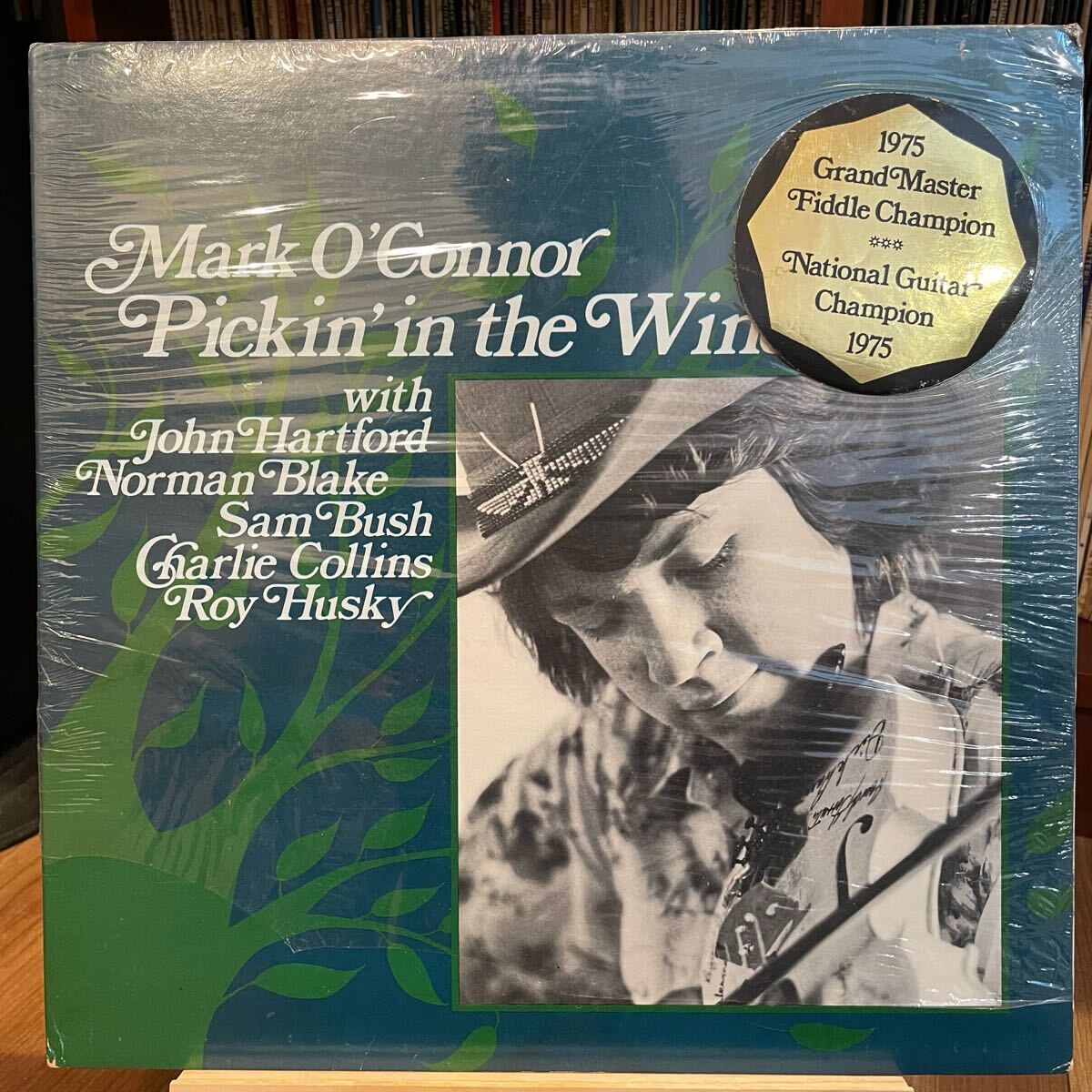 【US盤Org.Rounder】Mark O'Connor Pickin' in The Wind (1976) 0068 bluegrass John Hartford参加 シュリンク拍卖