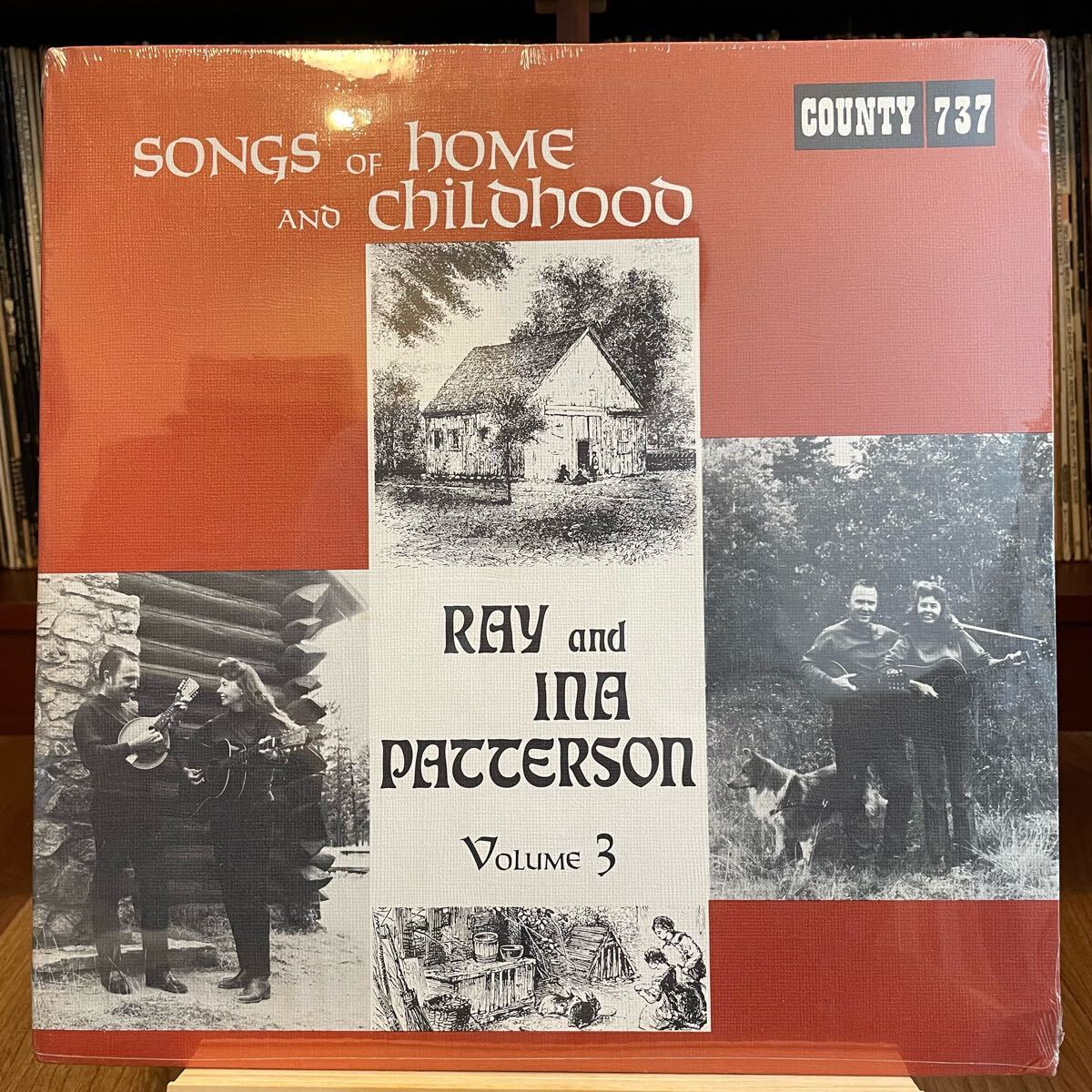 【US盤County未開封】Ray & Ina Patterson Songs Of Home & Childhood Volume 3 (1973) 737拍卖
