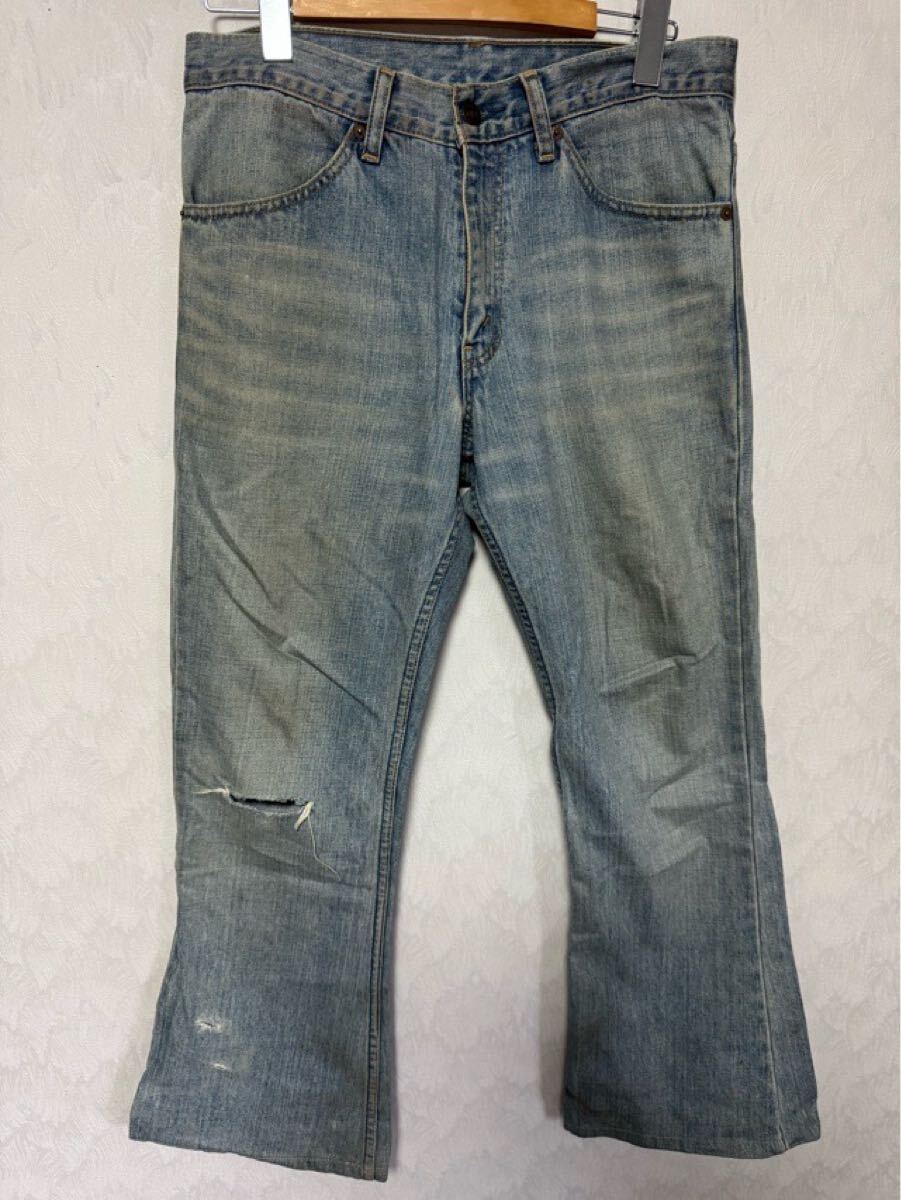 リーバイス LEVI’S 646 中国製 ジーンズ デニム ベルボトム W32 拍卖