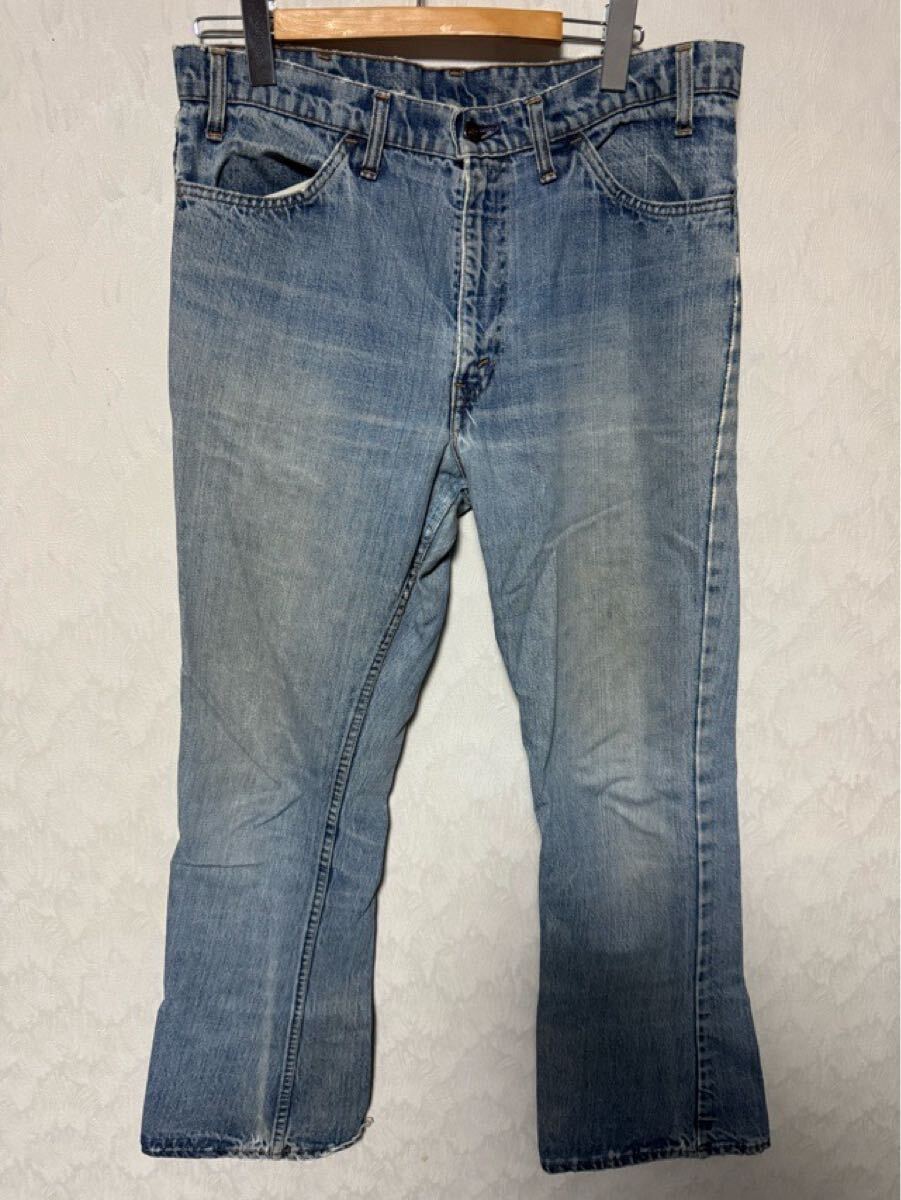 リーバイス LEVI’S 646 ジーンズ デニム BIG E W38 40? ボタン裏 10 ベルボトム タロンジップ拍卖