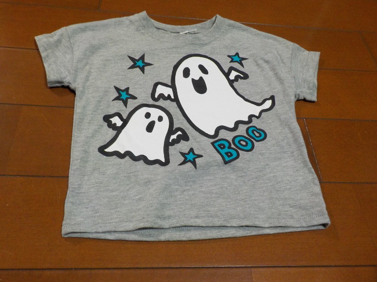 新品 Tシャツ サイズ80 おばけ グレー クリックポスト発送可 切手可拍卖