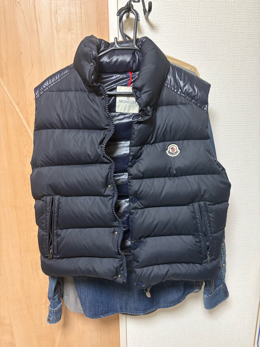 モンクレール ダウンベスト MONCLER ネイビー サイズ3拍卖