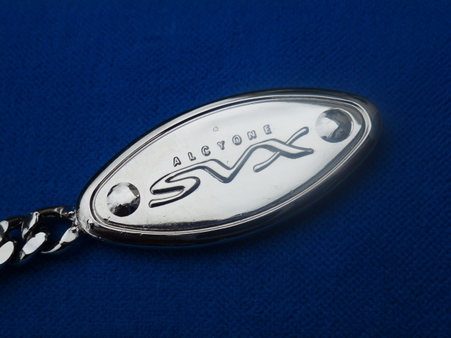 【当時物!】スバル 純正 アルシオーネ SVX 純銀製 新品 キーホルダー 正規品 富士重工業 非売品 ノベルティ CXD CXV CXW ジウジアーロ拍卖