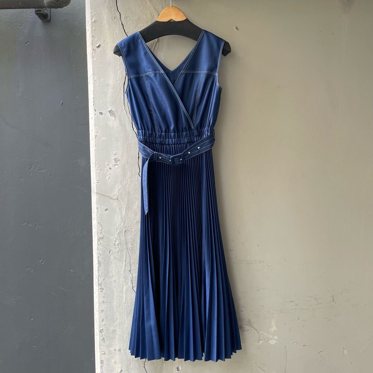 Diagram ダイアグラム ワンピース ノースリーブ ノースリーブワンピース GRACE CONTINENTAL S ロング丈 プリーツスカート拍卖