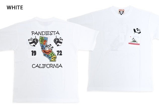 カリフォルニアパンダポケットTee◆PANDIESTA JAPAN ホワイトXXLサイズ 585322 パンディエスタジャパン アメリカ ユニセックス拍卖