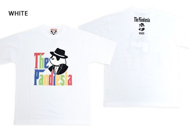パンダマフィアTee◆PANDIESTA JAPAN ホワイトXLサイズ 585323 パンディエスタジャパン ユニセックス拍卖