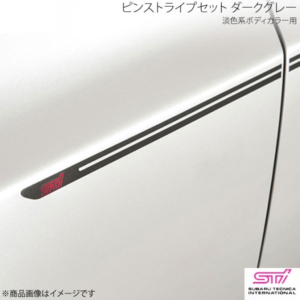 STI エスティーアイ ピンストライプセット ダークグレー 淡色系ボディカラー用 レガシィB4 BM アプライド:A/B/C/D/E ST91042EZ010拍卖