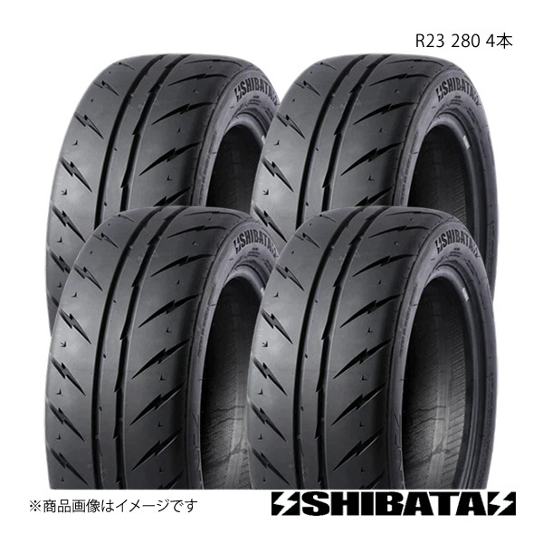SHIBATIRE シバタイヤ R23 225/45R17 280 タイヤ単品 4本セット R0689×4拍卖